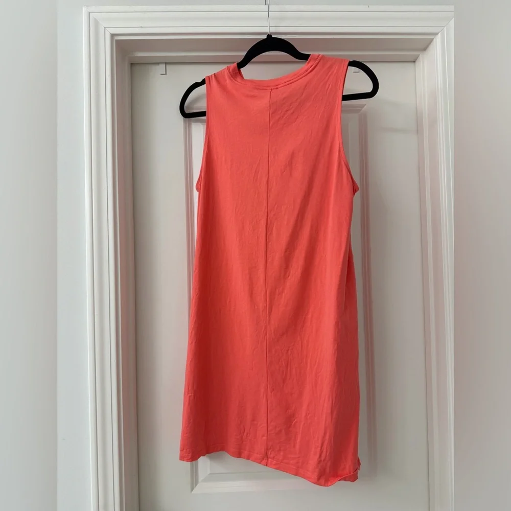 Old Navy Coral Vintage Mini T-Shirt Dress - Picture 3 of 4